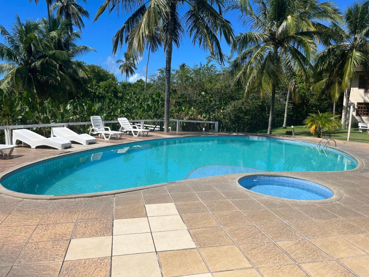 De Frente Pra Praia Apartamento Da Cris Taperapua - Condominio America Praia Flat Porto Seguro Extérieur photo